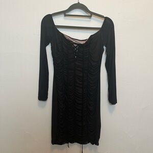 Club L London Ruched Mini Dress NWT